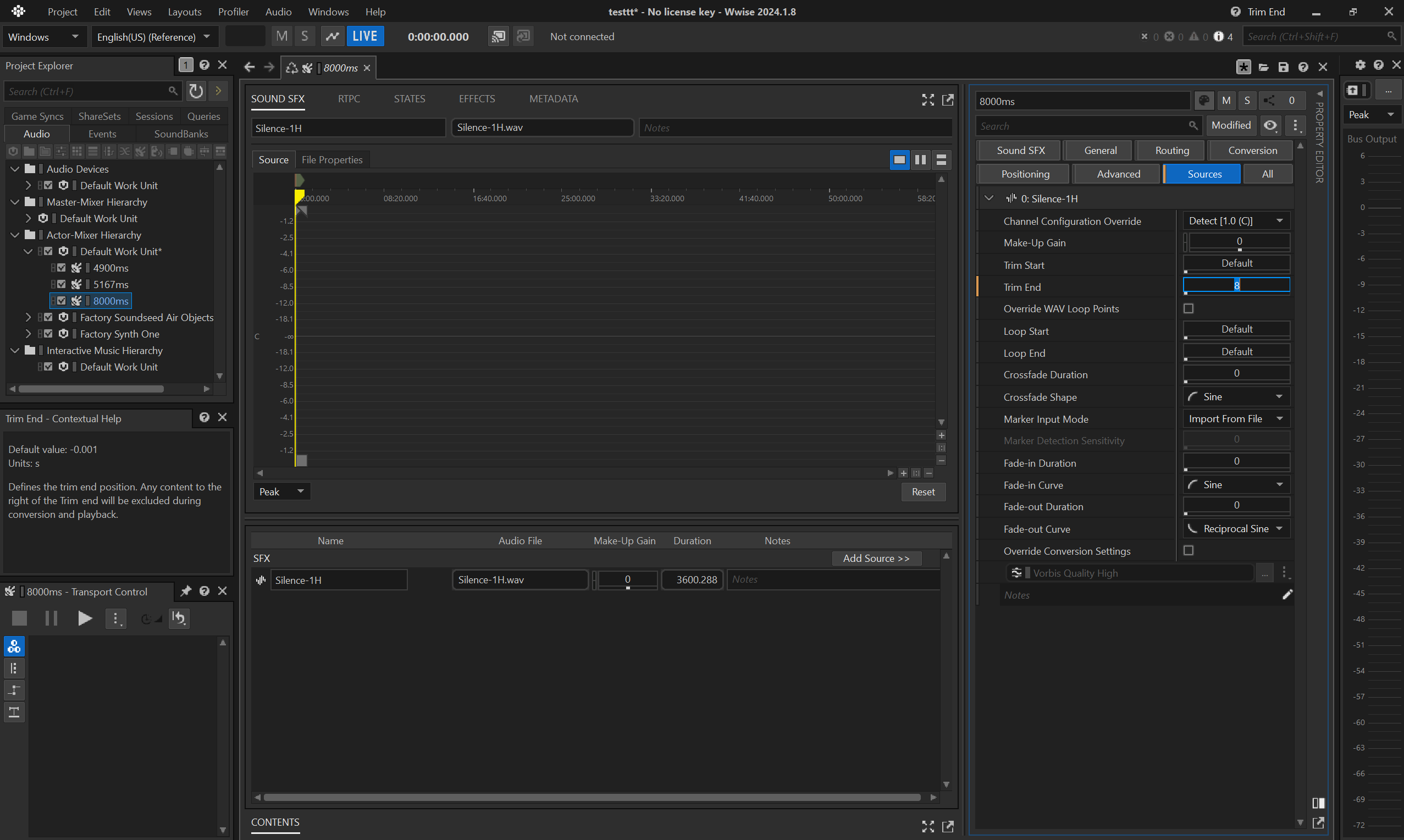 trim audio